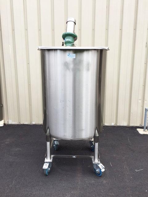 200 Gallon G F Vertical Mixing Tank Stainless Steel 305529