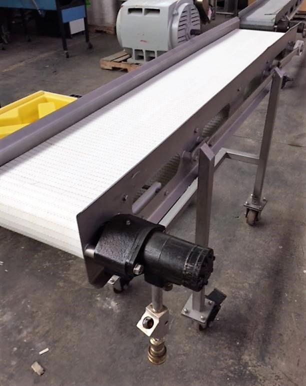 12in X 72in Intralox Belt Conveyor Stainless Steel Sanitary 352372