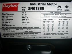 Image 1.5 HP DAYTON Motor 338087