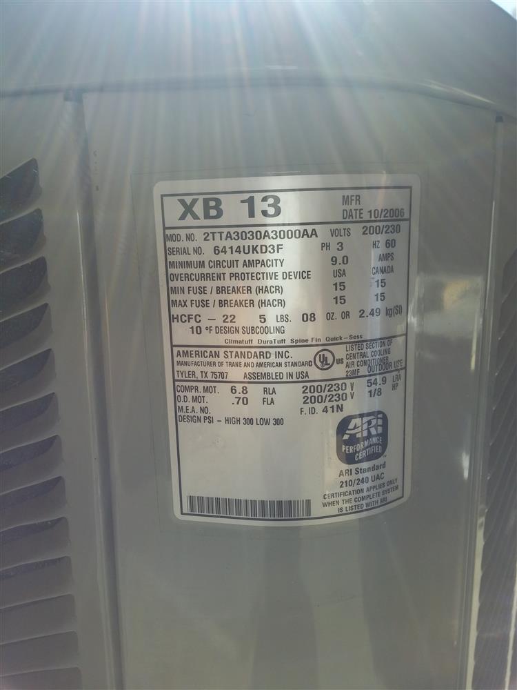 xb13 air conditioner