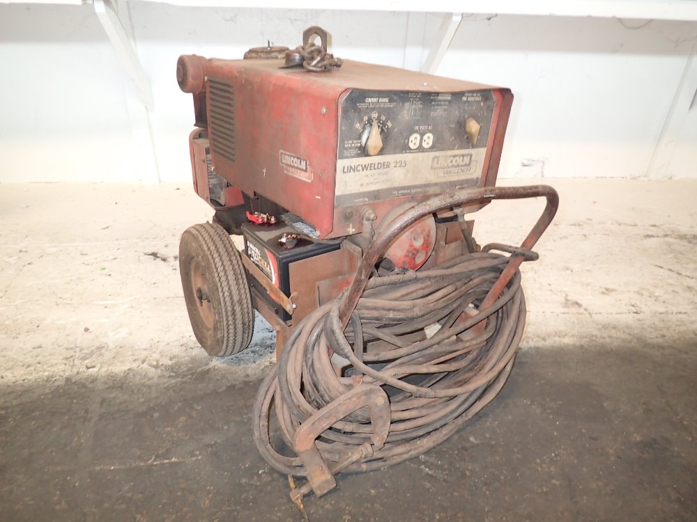 Lincoln Electric Lincwelder 225 Dc-225 3-as Portable Welder 