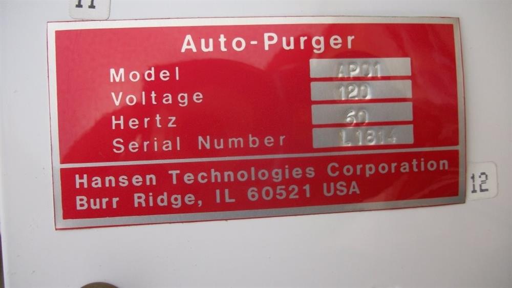 HANSEN AP01 Auto Purger - 329836 For Sale Used