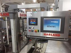 Image HARLAND Rotary 2 Head Front and Back Labeler with 3rd Label Applicator and Systech Vision System 1106251