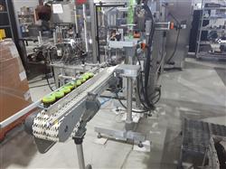 Image HARLAND Rotary 2 Head Front and Back Labeler with 3rd Label Applicator and Systech Vision System 1106257