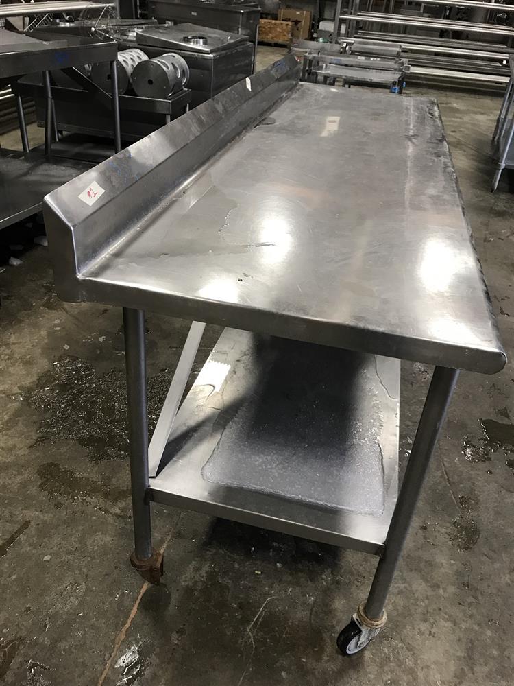 8ft Stainless Steel Tab - 356518 For Sale Used N/A Stainless Steel Table 8 Ft