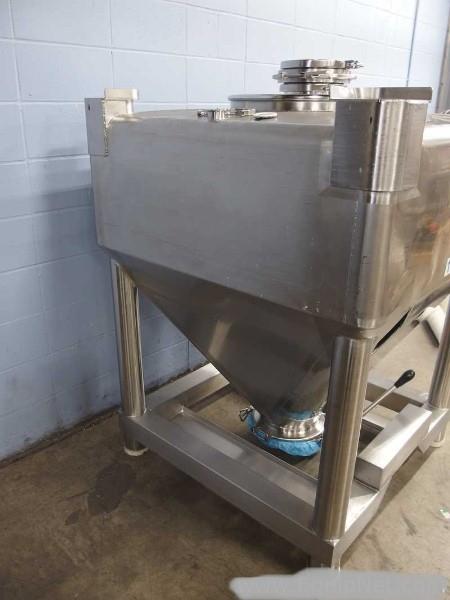 1000 Liter TOTE SYSTEMS Conical Tote - Polished 316 Stainless Steel ...