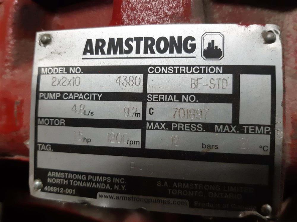 armstrong pump serial number lookup