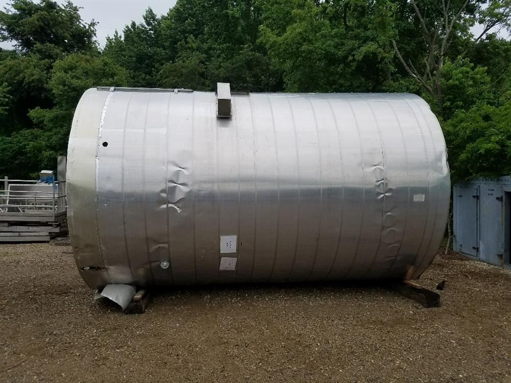 6000 Gallon Tank with Flat Top and Cone Bottom - Stainless Steel | 373084