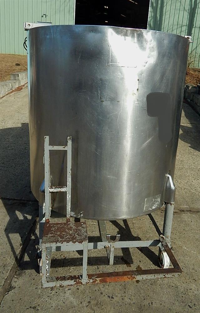 300 Gallon WILL FLOW CORP. Jacketed Mixing Tank - Sanitary Stainless ...