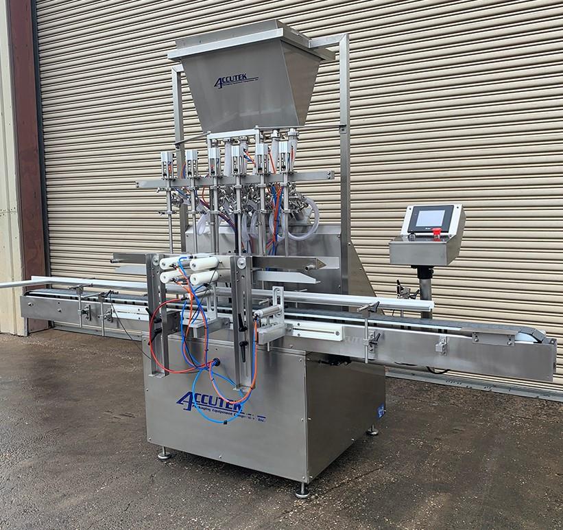 Head Accutek Inline Avf Automatic Volumetric Piston Filling Machine